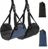 Warmiehomy 2 Pcs Airplane Foot Rest, Portable Foot Hammock for Flight, Ergonomic Adjustable Footrest Leg Hammock Lightweight Airplane Travel Essential Home Office Car Plane