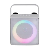 Warmiehomy Karaoke Machine with Two Wireless Mics, Portable Bluetooth Speaker