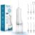 Water Flossers for Teeth Cordless,Professional Electric Flosser Featuring Waterfall Microbubble Technology with DIY Modes,White Waterproof Dental Water Jet Flosser for Oral Cleaning and Braces Care