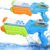 Water Guns Powerful Long Distance, 2 Pack 600ML Big Water Gun Long Range, Water Pistols for Kids Adults, Summer Pool Beach Party Toys, Water Guns Kids (Blue)