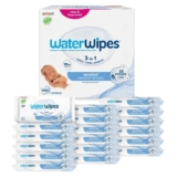 WaterWipes Sensitive Newborn & Baby Wipes, 1080 Count (18 Packs) S&S £30.58