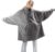 Wearable Blanket Hoodie for Adult, Oversized Blanket Hoodie with Pocket