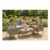Weather-Resistant 4-Seater Rattan Garden Furniture Set