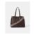 Webbing Strap Faux Leather Shoulder Bag.