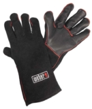 Weber 17896 Leather BBQ Glove, Black, 2 Count (Pack of 1)