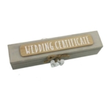 Wedding Certificate Box