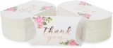 Wedding Pillow Boxes Rose Gold Foil Party Favours (5.15 x 1.35 in 100 Pack)