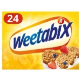 Weetabix Original 24 Biscuits 100% Wholegrain & High Fibre Source of Iron & Vitamin B1 UKs No.1 Breakfast Cereal (S&S £2.37)