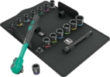 Wera Zyklop Comfort 16 Piece Ratchet Set – 3/8th metric
