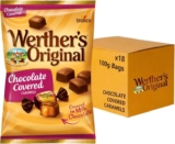 Werthers Original Chocolate Covered Caramels, 18 x 100g