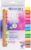 Westcott chalk Pack of 12 Colourful 1.2 cm Diameter Blackboard Chalk Low Dust & Easy to Wipe Clean 8.5 cm Long