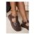 Wheres That from Chime Fisherman Flatform Dark Brown Sandal