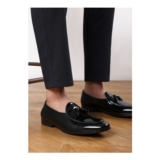 Wheres That from Finley Black Patent Tassel Loafer Dress Shoes