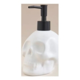 White & Black Skull-Shaped Soap Dispenser (FREE C&C)