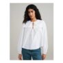 White Collar Detail Bridy Blouse