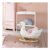 White HOMCOM Kids Music Rocking Horse Ride-on Swan Toy