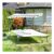 White OUTSUNNY Garden Double Hammock Sun Lounger Daybed Canopy Stand