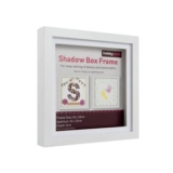 White Shadow Box Frame 18cm X 18cm