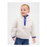 White Sherpa Half-Zip Pullover Sweatshirt (6mths-5yrs)