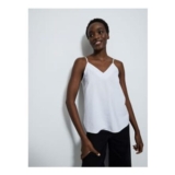 White Strappy Cami Top