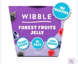 Wibble Plant-based Forest Fruits Jelly Pot, 125g / Raspberry / Strawberry / Cola