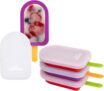 Wicked GIZMOS 4 Reusable Silicone Ice Lolly Moulds with Sticks – BPA Free, Food Grade, Dishwasher Safe, Perfect for DIY Cakesicles, Cake Pops, and Soothing Teethers