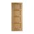 Wickes Marlow Oak Veneer 4 Panel Shaker Internal Door – 1981 X 762mm