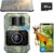 Wildlife Camera WiFi Bluetooth, 48MP 30fps Solar Infrared Trail Camera with Night Vision Motion Activated 0.2s Trigger Trail Cam with 32GB SD Card, 2000mAh Battery Rechargeable for Wildlife Scouting