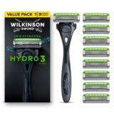 Wilkinson Sword Hydro 3 Razors for Men, Value Pack 9 Blades