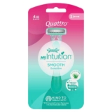 Wilkinson Sword Intuition Quattro Womens Disposable Razors x4 – Nectar Price