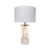 Willow Ribbed Glass Table Lamp, Champagne