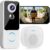 Wireless Doorbell Camera with Chime,2K HD Smart 2.4G WiFi Door Bell Cameras,Head-to-Toe View, Battery Operated, PIR Motion Detection, 2-Way Audio, Night Vision, SD Card/Cloud Storage,Works with Alexa