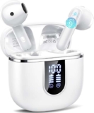 Wireless Earbuds, Bluetooth 5.4 Headphones In Ear with 4 ENC Noise Cancelling Led Display – Sold By Top Home Supply LTD / FBA