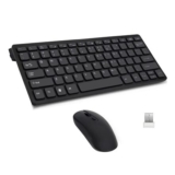 Wireless Keyboard and Mouse for Acer, Dell, Lenovo, HP (Black)