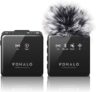 Wireless Lavalier Microphone for iPhone/Android/Camera/Camcorder Professional Video Recording Interview with Automatic Noise Reduction