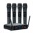 Wireless Microphone System 4 Channel Audio VHF with 4 Handheld Dynamic Mic Welcome offer Enping Xiehe Audio Equipment Factory