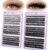 Wispy Cluster Lashes 600Pcs DIY Individual Eyelashes 3040506080100D Fluffy Lash Clusters D Curl 9-16mm Natural Eyelash Clusters Lashes Individual Cluster for Daily Party