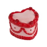 With Love Heart Shaped Cake Candle
