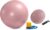 Wobble Cushion & Exercise Ball Set 65 cm (25.6) – Balance Cushion 33 cm (13) with Pump – Core Training, Yoga, Pilates & Back Muscle Exercise – C4B