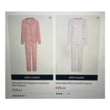 Womens Hello Kitty White or Red Gingham/ Peppa Pig / Bluey Pjs – Mixed Sizes