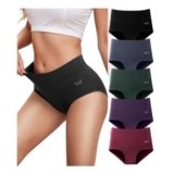 Womens Knickers Ladies High Waisted Pack 5