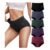 Womens Knickers Ladies High Waisted Pack 5