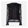 Womens Open Short-Sleeve Blouse