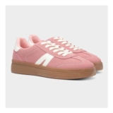 Womens Pink Lace up Trainer