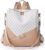 Womens Small Elegant Backpack: Waterproof City Backpack, Daypacks, Handbags, PU Leather Daypack, Leather Backpack for Women, beige, M
