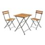 Wood Table & Chair Bistro Set