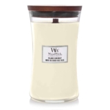 WoodWick Large Hourglass Scented Candle Island Coconut Crackling Wick 609g Burns up to 130 Hours – Like New – Sold By Amazon Resale