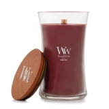 WoodWick Scented Candle with Crackling Wick Rouge Oud Large Hourglass Candle Long Burning Candles: Up to 130 Hours