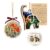 Wooden Elephant and round Pendant Ornament Set with Story Card