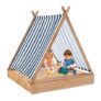 Wooden Sandbox 124 X 123cm Large Sand Box